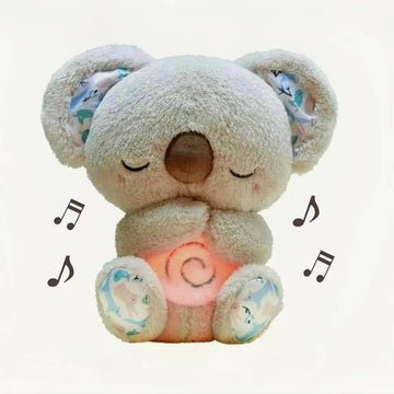 Soothing Breathing Stuffed Animal For Anxiety Adults And Kids, Portable Plush Baby Toy Anxiety Relief Koala, Mushplushies Breath