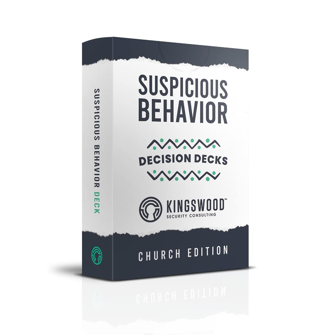 Decision Decks, 60 Church Security Suspicious Behavior Scenarios Cards To Enhance Critical Thinking Problem Solving And Decision