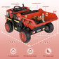 ANPABO Ride on Dump Truck, 12V Ride on Car with Remote Control, Electric Dump Bed and Extra Shovel, Ride on Construction Vehicle