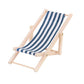 STOBOK Miniature Beach Chair & Table Mini Wooden Folding Beach Sunbath Chair 1:12 Miniature Wooden Lounge Chair and Beach Table Set for Dollhouse Decoration