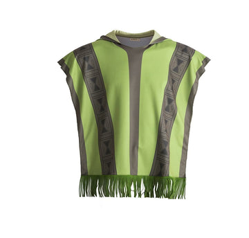 Ruikajia Bruno Camilo Cosplay Costume Encant Madriga Costume Cape Cloak Halloween Dress up Cloak for Kids (6 Years, Green)