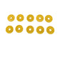 Replacement Discs Projectiles Missiles Bullets For Fisher Price Imaginext Dc Super Friends (Yellow 10 Discs)
