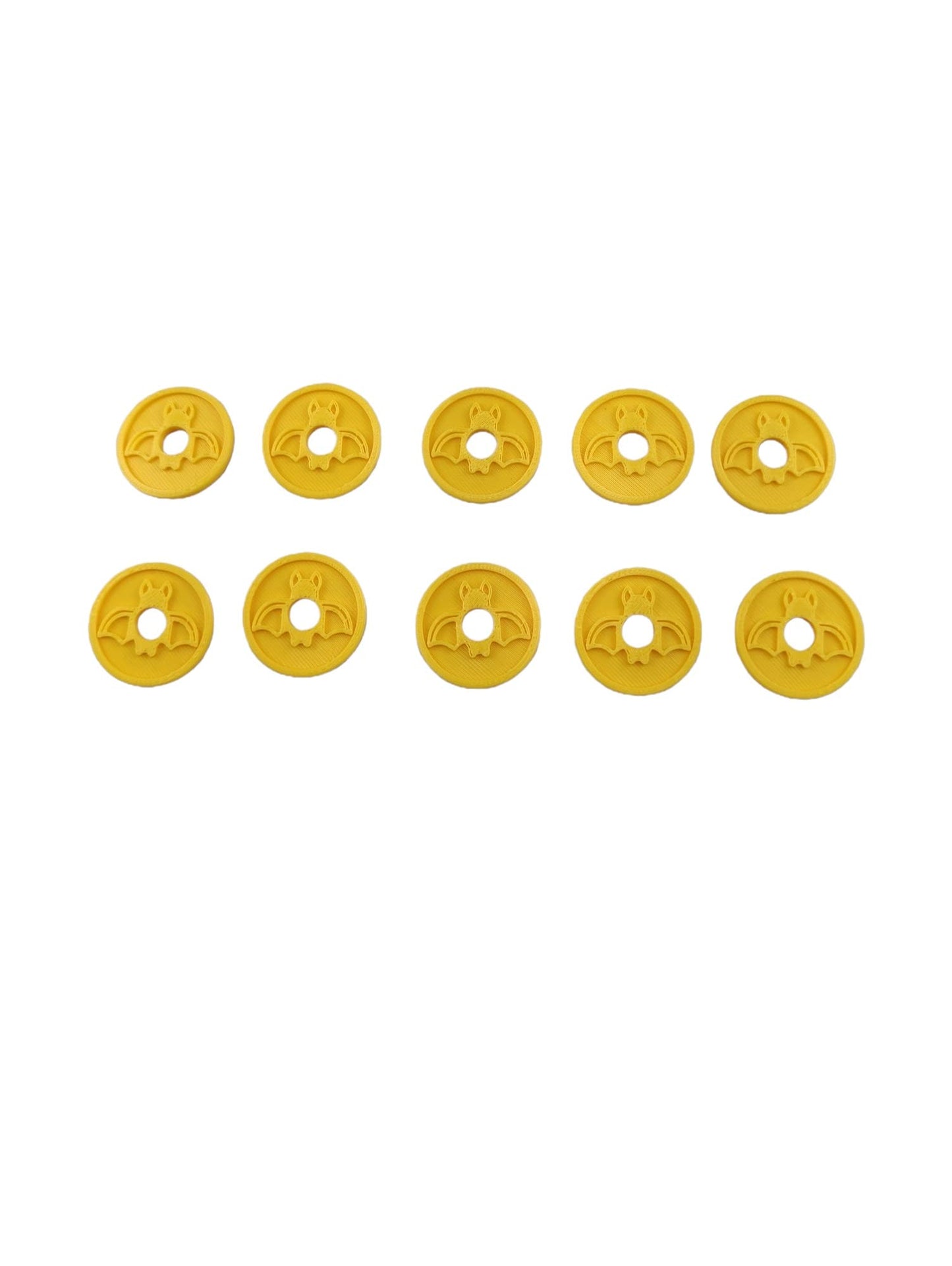 Replacement Discs Projectiles Missiles Bullets For Fisher Price Imaginext Dc Super Friends (Yellow 10 Discs)