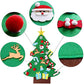 Ourwarm Diy Felt Christmas Tree With Ornaments, 3Ft Felt Christmas Tree For Kids, Xmas Gifts And Christmas Door Wall Hanging Decor