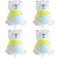 Giant Polar Bear Balloon Winter Animal Balloon For Birthday Supplier Bridal Baby Shower Wedding Decorations, 4 Pack Wild One Jun