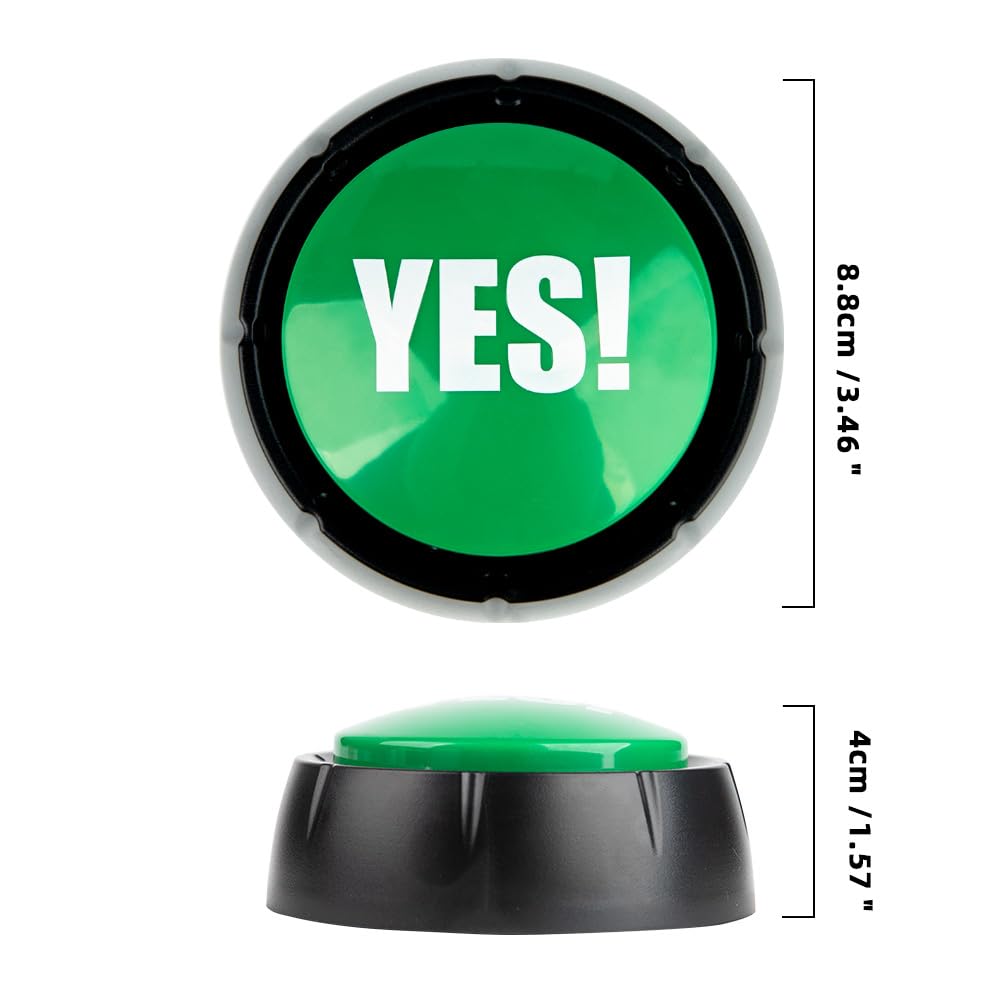 Mealivos Talking Button,Button-Complete Red/Black (Green Black Y)