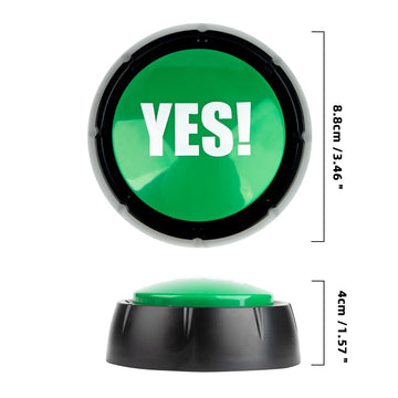 Mealivos Talking Button,Button-Complete Red/Black (Green Black Y)