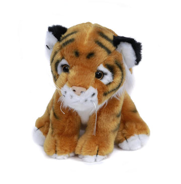 Plushland Brown Tiger Sitting 8' Stuffed Toys Plush Super Soft Winter Holiday (Brown)
