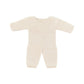 Miniland Clothes for Dolls 15 3/4'' Knitted Pajama White Color - ECO, Made in Spain, Quality, Role Play, Educational
