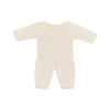 Miniland Clothes for Dolls 15 3/4'' Knitted Pajama White Color - ECO, Made in Spain, Quality, Role Play, Educational