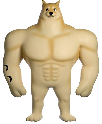 Youtooz Swole Doge Vinyl Figure, 5" Buff Tan Doge Meme Collectible, Model 810085550013