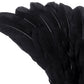 Szjias Black Wings Angel Costume Wings And Halo Devil Wings Fallen Wings For Kids Feather Wings For Halloween