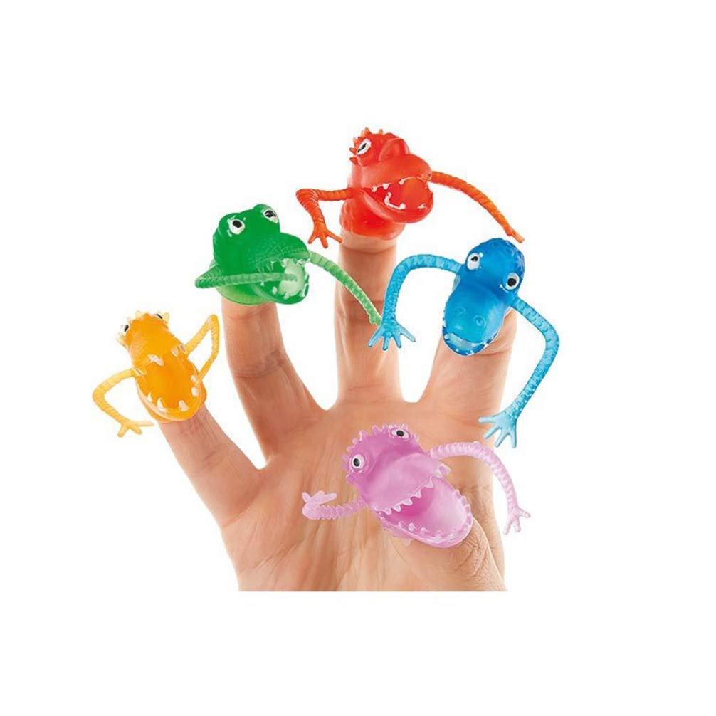 20pcs Creepy Finger Puppets for Boy Girl Fun Toys Party Favors for Puppet Shows Random Pattern Design Long Lasting for Celebrati