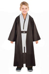 Kids Anakin Costume Tunic Hooded Robe Outfits Halloween Cosplay Uniform W-Xl