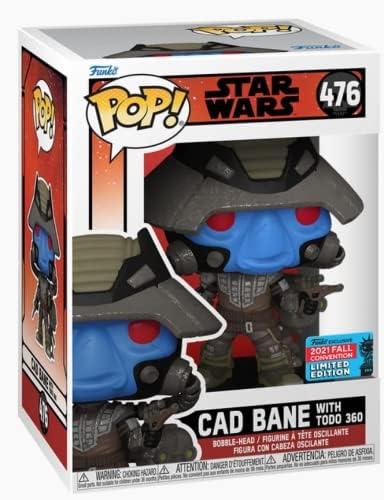Pop Pop! Star Wars: Cad Bane With Todo 360 (2021 Fall Convention Exclusive) Funko Pop! Vinyl Figure (Bundled With Compatible Pop Box Protector Case), 3.75 Inches
