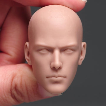 SOUFORCE 1/6 Scale Male Head Sculpt Monk Bald Man Head for 12inch Phicen,TBLeague Action Figure