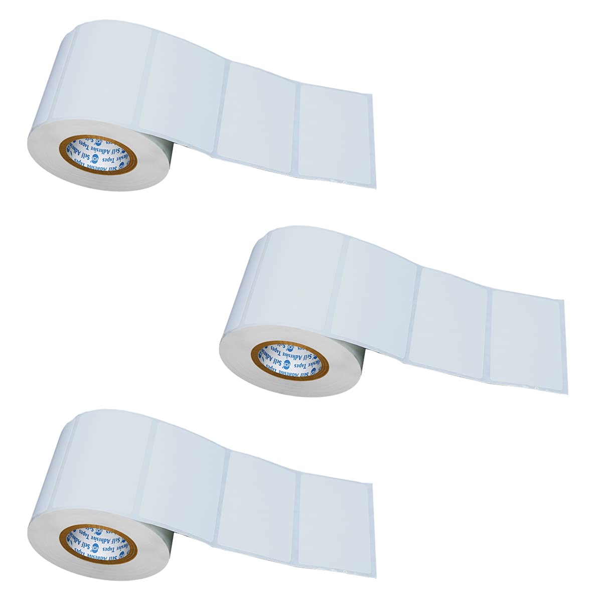 Vcr 2.5 X 1.5 Direct Thermal Barcode Label Sticker - 2.5 X 1.5 Inches - 60Mm X 40Mm - 500 Labels Per Roll - Pack Of 3 Rolls - Wh