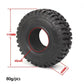 4PCS 120MM 1.9'' Rubber Rocks Tyres/Wheel Tires for 1/10 RC Rock Crawler Axial SCX10 TF2 TRX TRX-4 90047 D90 D110