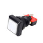 EG Starts 10x Arcade Square Shape LED Illuminated Push Button with Micro Switch Compatible for Arcade Machine Gaming Video Game Consoles Jamma Kit Parts 12V Lamp 33mm Buttons ( White Colour )
