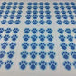 Sahm Blue Paw Print Stickers - 120 Dog Cat Animal Paws 1 Inch Small For Boy Or Girl - Great For Birthday Party Favors - Clues -