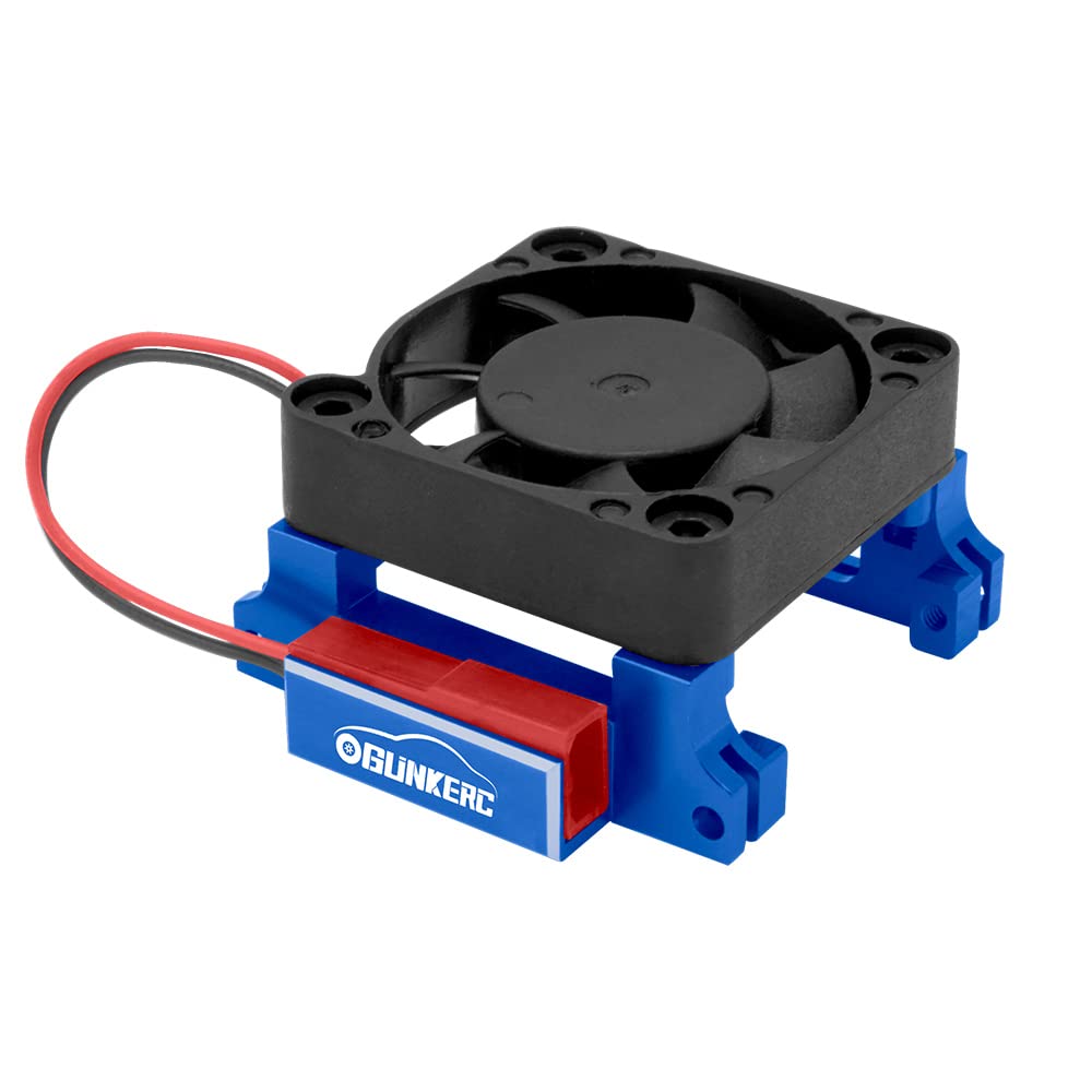 OGRC ESC Cooling Fan Aluminum Alloy ESC Cooling Fan for traxxas 1/10 Slash 4x4 Stampede 4x4 VXL-3s Rustler for Traxxas 3340 Veli