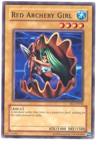 Yu-Gi-Oh! - Red Archery Girl (Srl-030) - Spell Ruler - Unlimited Edition - Common