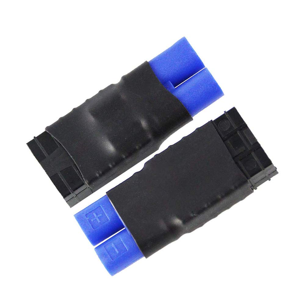 FLY RC 4PCS EC3 Male RC Battery Adapter Connector Compatible with Slash, Rustler, Stampede, Bandit, E Revo Lipo Battery