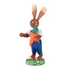 Alexander Taron 224-590 Dregeno Easter Figure-Rabbit with Carrot-4.25 H x 2 W x 1.5 D, Brown