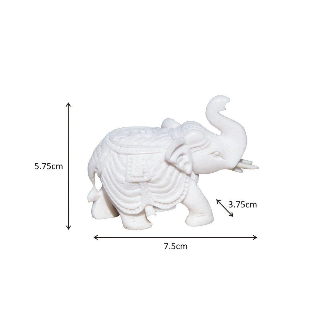 Handicrafts Paradise Trunk Up Elephant Wm15024