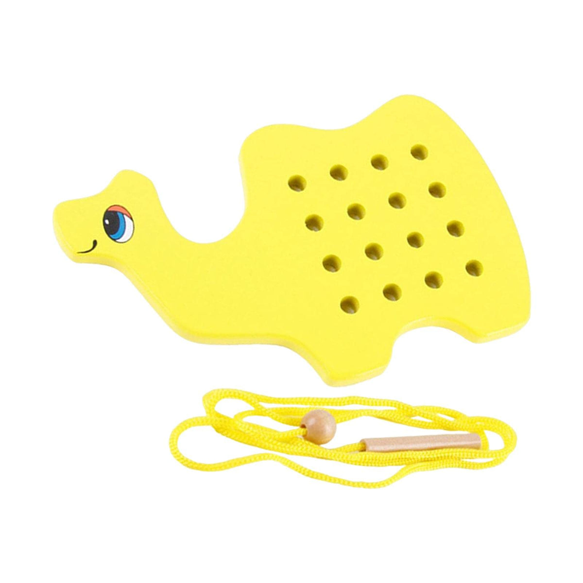 Calandis Lacing Threading Toys Lacing Playing Games Early Learning For Airplane Yellow | Toys For Baby