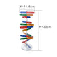 Dna Kit Self Double Helix Model Kit Assembling Dna Display Stand Double Helix Model Human Genes Learning Toy Biological Teaching