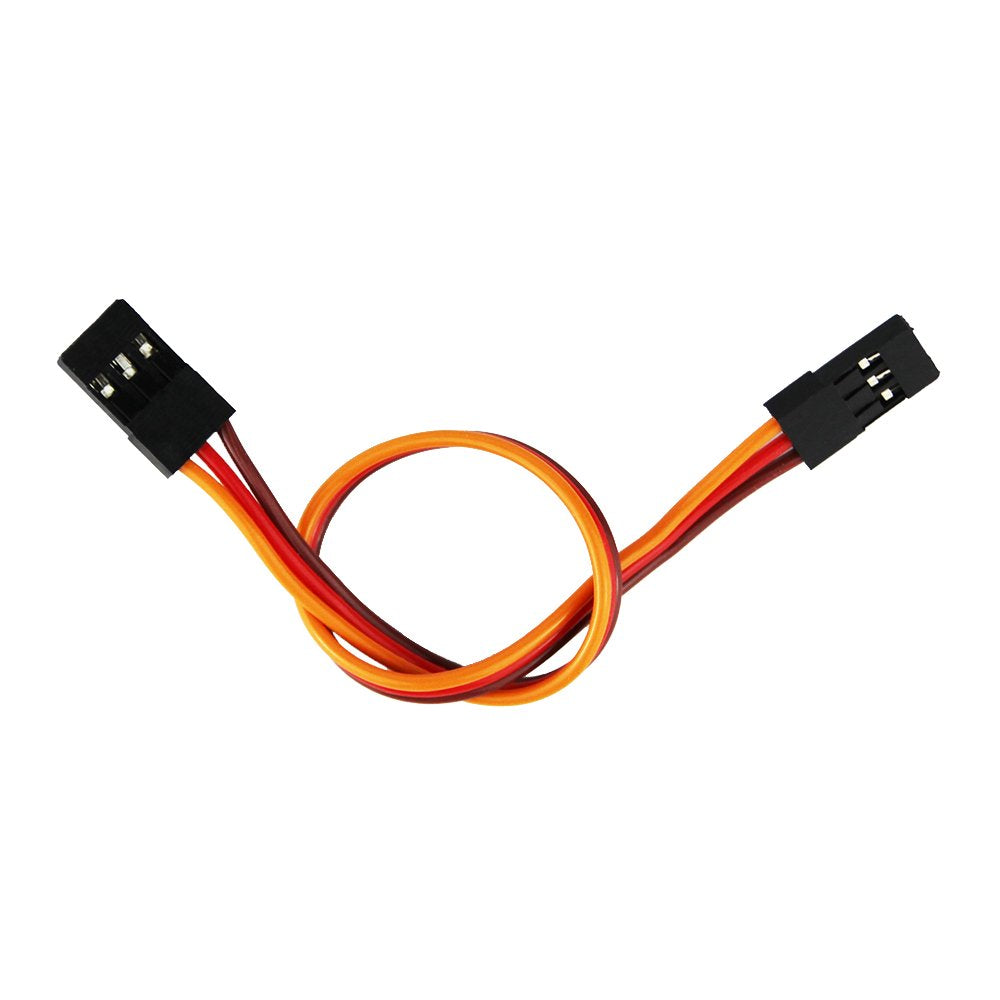 OliYin 20pcs 5.90inch 22awg 60 Cores Male to Male Lead Plug Servo Extension Wire Cable Line for RC Model Aircraft Stranded Futab