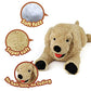 Lotfancy Dog Stuffed Animals, 26'' Cuddly Golden Retriever Stuffed Animals, Dog Plush Toy, Large Stuffed Dog, Beige