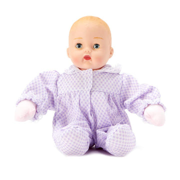 Madame Alexander 12 Lavender Check Huggums, Light Skin Tone