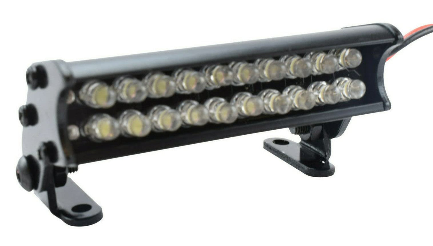 Apex RC Products 20 LED 55mm Aluminum Light Bar - Compatible with Traxxas 1/16 Teton, 1/16 Summit, 1/16 E-Revo, ECX 1/18 Temper,