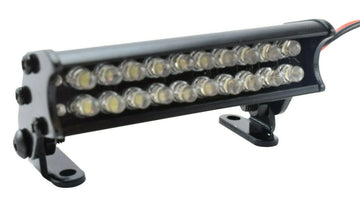 Apex RC Products 20 LED 55mm Aluminum Light Bar - Compatible with Traxxas 1/16 Teton, 1/16 Summit, 1/16 E-Revo, ECX 1/18 Temper,