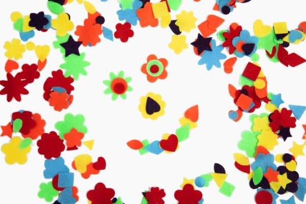Roylco Felt Shapes, Assorted