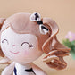 Gloveleya Baby Dolls Soft Snuggly First Baby Girl Gifts Plush Doll with Light Skin & Cow Dress 12inches Animal Series