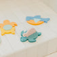 Copper Pearl 15-Piece Foam Bath Toy Set: Floating Foam Shapes For Kids, Fun Puzzle Bath Foam For Toddlers, Stick-On Baby Bath To