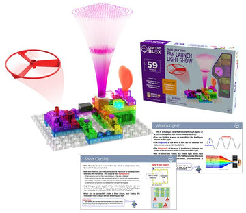 Circuit Blox™ 59 Project Student Set - E-Blox® Circuit Board Building Blocks Educational Sets