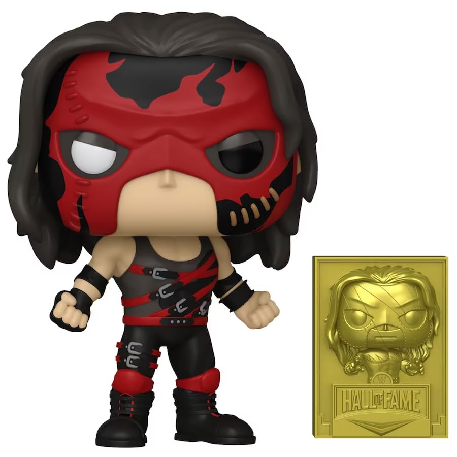 Funko POP! WWE Kane Hall of Fame #143 - Exclusive Vinyl Figure, Red and Black, Collectible Toy