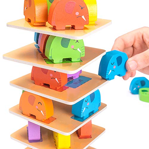 Imagination Generation Irr-Elephant!|Childrens Tabletop Dexterity Board Game for Kids and Toddlers|Developmental Kids Game|Quic