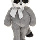 Bearington Camper Plush Raccoon Stuffed Animal, 16 Inches