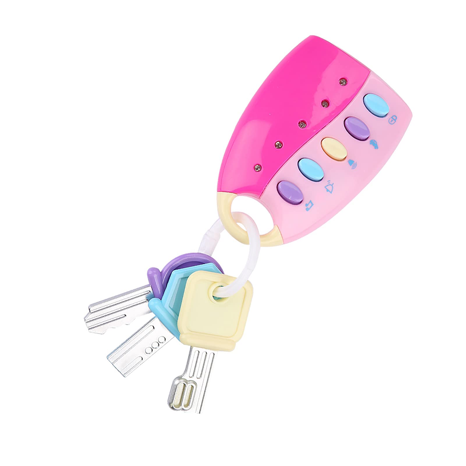 Vbestlife Funky Toy Keys For Toddlers And Babies, Baby Toy Smart Key Remote Car Control Musical Pretend Play For Kids Education Toys()