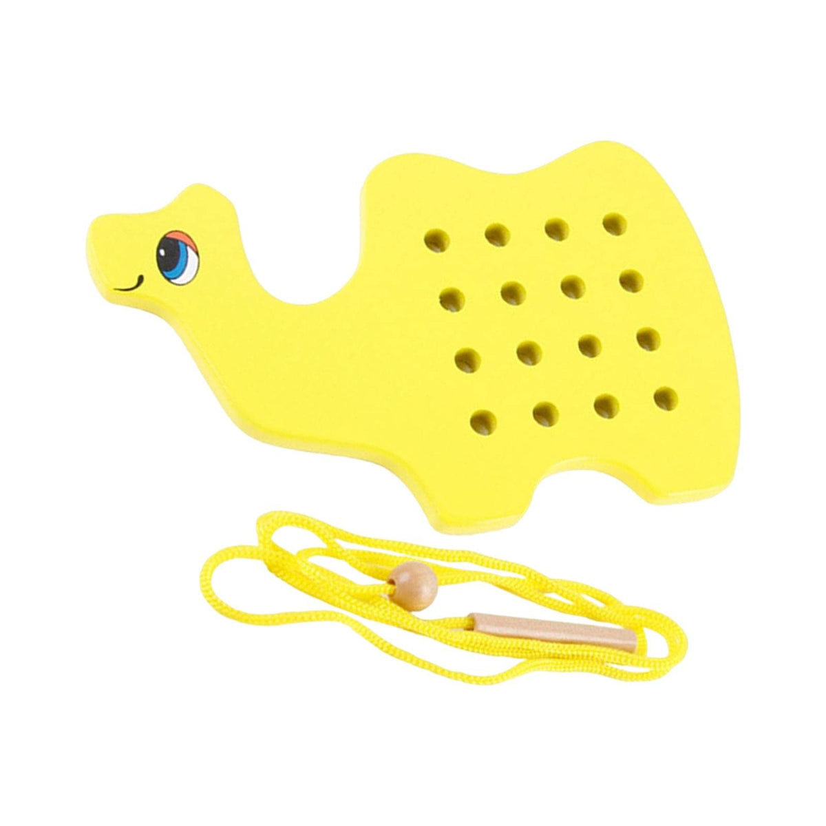 Enakshi (LABEL) Creations Lacing Threading Toys Lacing Playing Games Early Learning for Airplane Yellow