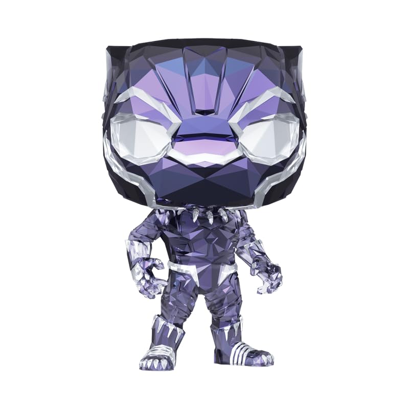 Funko Pop Black Panther #1187 Exclusive Vinyl Figure with Protector, 3.75 inches, Silver