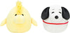 Squishmallows Plush 2-Pack - Snoopy & Woodstock, 8-Inch Ultrasoft Stuffed Animals, Model SQK2909, Polyester Material