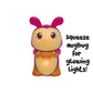 Playskool Glo Friends Hugbug & Harmony Pop Swan Vehicle - Glowing Bug Toy for Ages 2+ - Multi Color - Model 1980