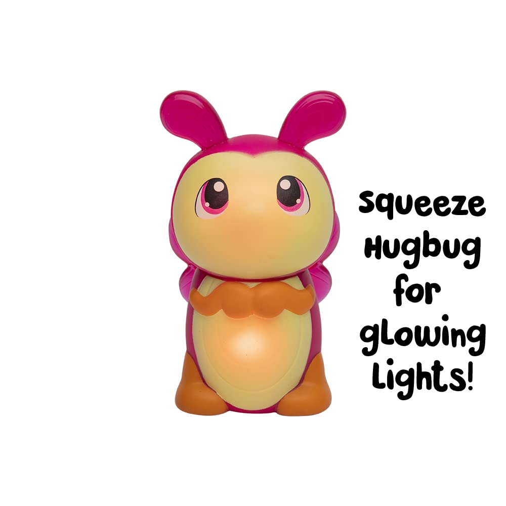 Playskool Glo Friends Hugbug & Harmony Pop Swan Vehicle - Glowing Bug Toy for Ages 2+ - Multi Color - Model 1980