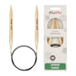 KnitPro Bamboo Circular Knitting Needle 80cm x 10mm Brown K22256